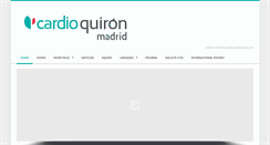 Desktop Screenshot of cardioquiron.com