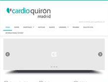 Tablet Screenshot of cardioquiron.com